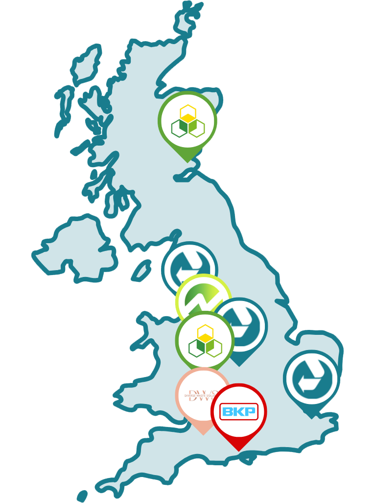 GRG Waste UK map Greenway GRG Waste UK map Greenway